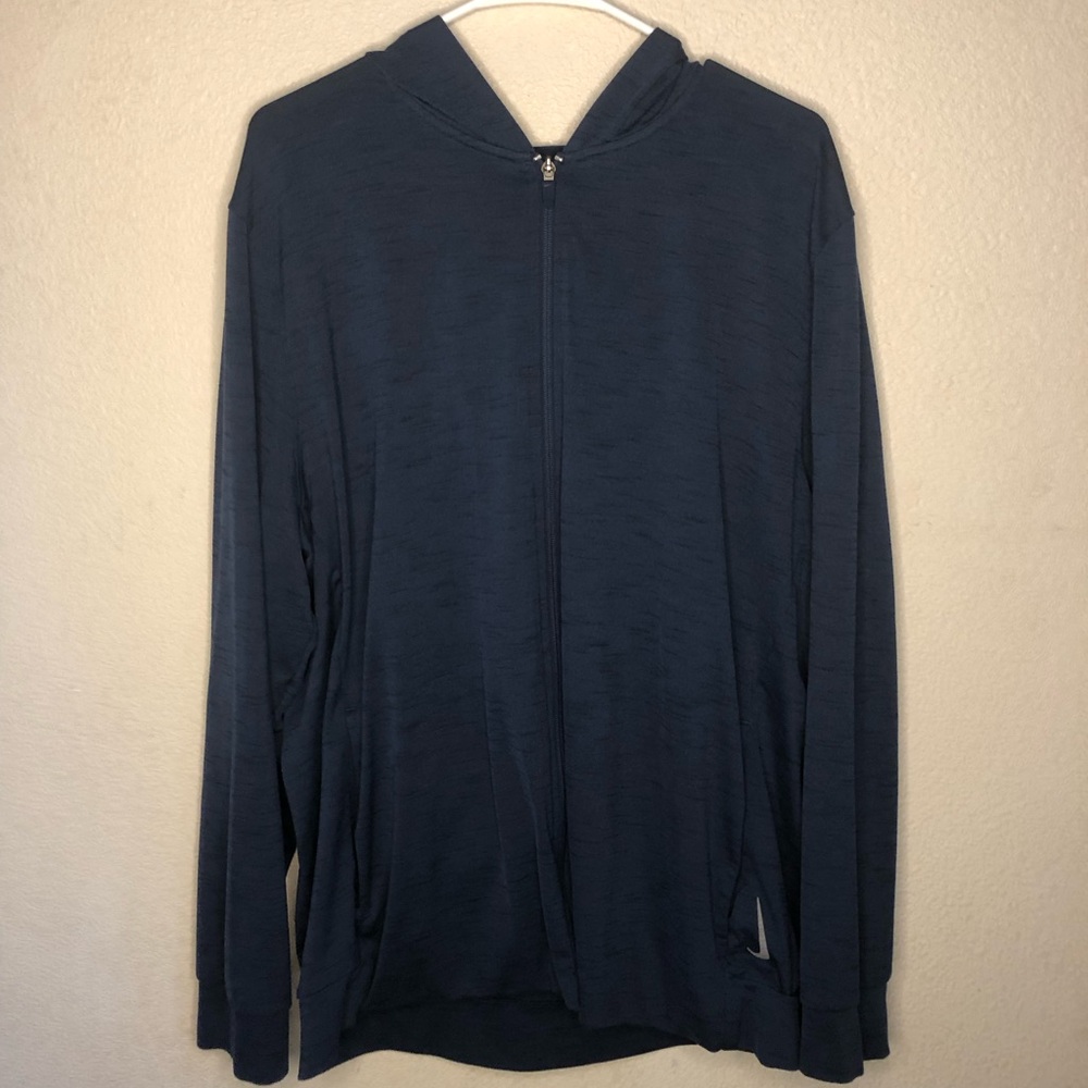 Men’s Blue Nike Zip Up Hoodie XL
